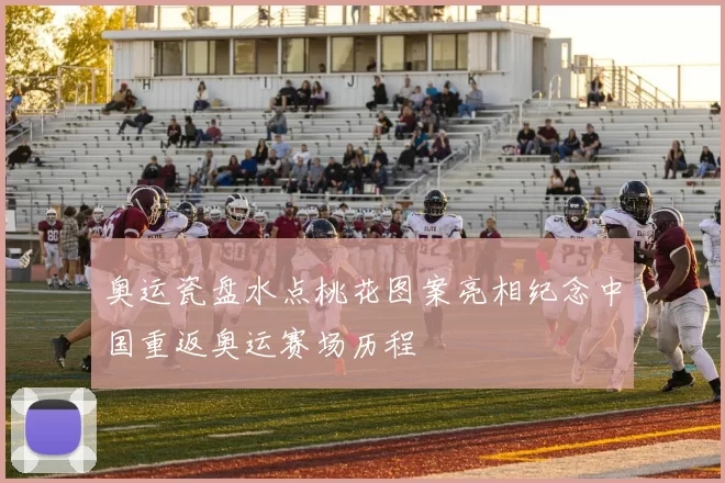 奥运瓷盘水点桃花图案亮相纪念中国重返奥运赛场历程