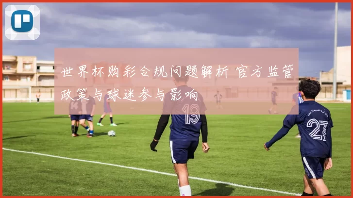 世界杯购彩合规问题解析 官方监管政策与球迷参与影响